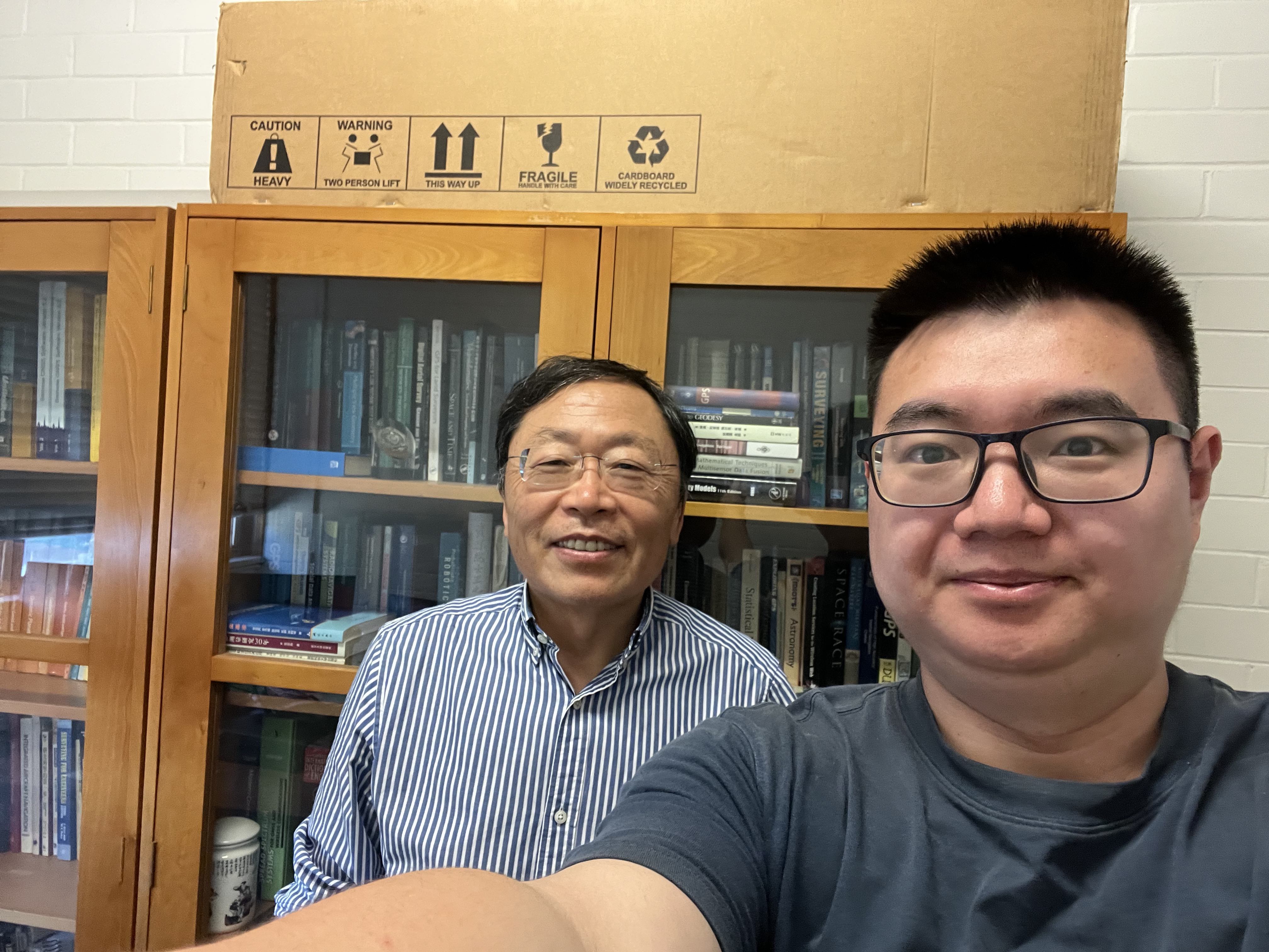 Runzhi and Prof. Wang