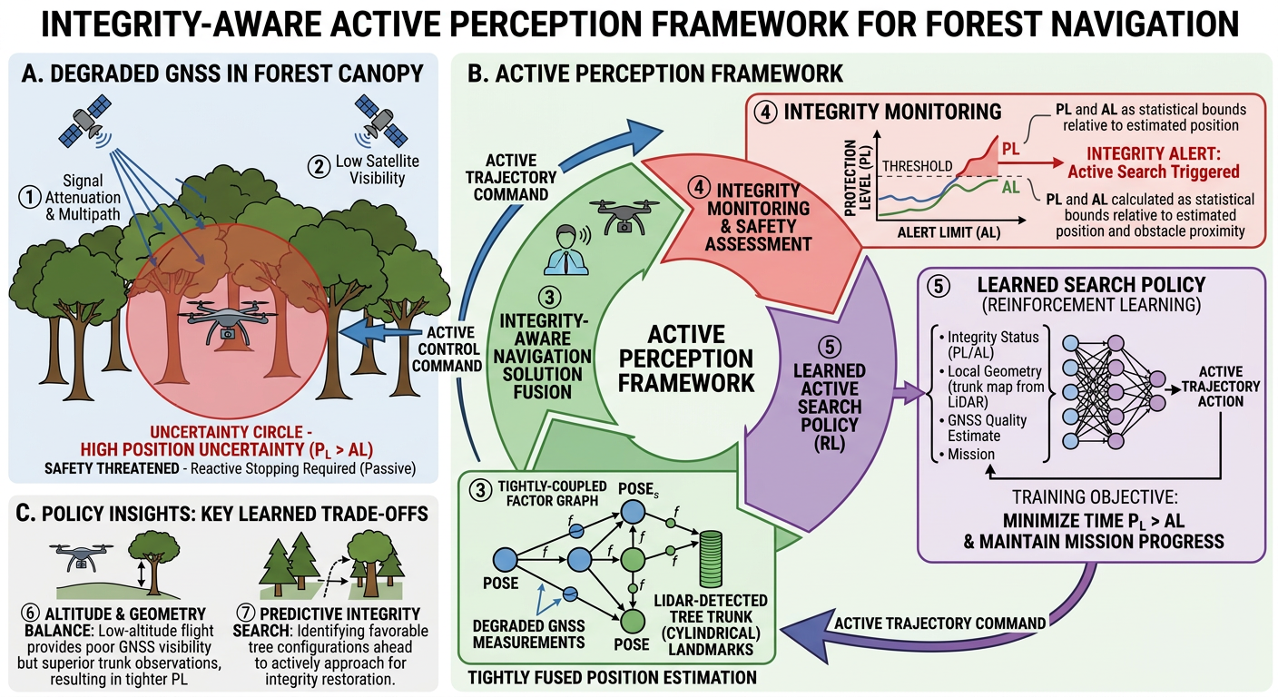 Integrity-Aware Active Perception Framework Overview